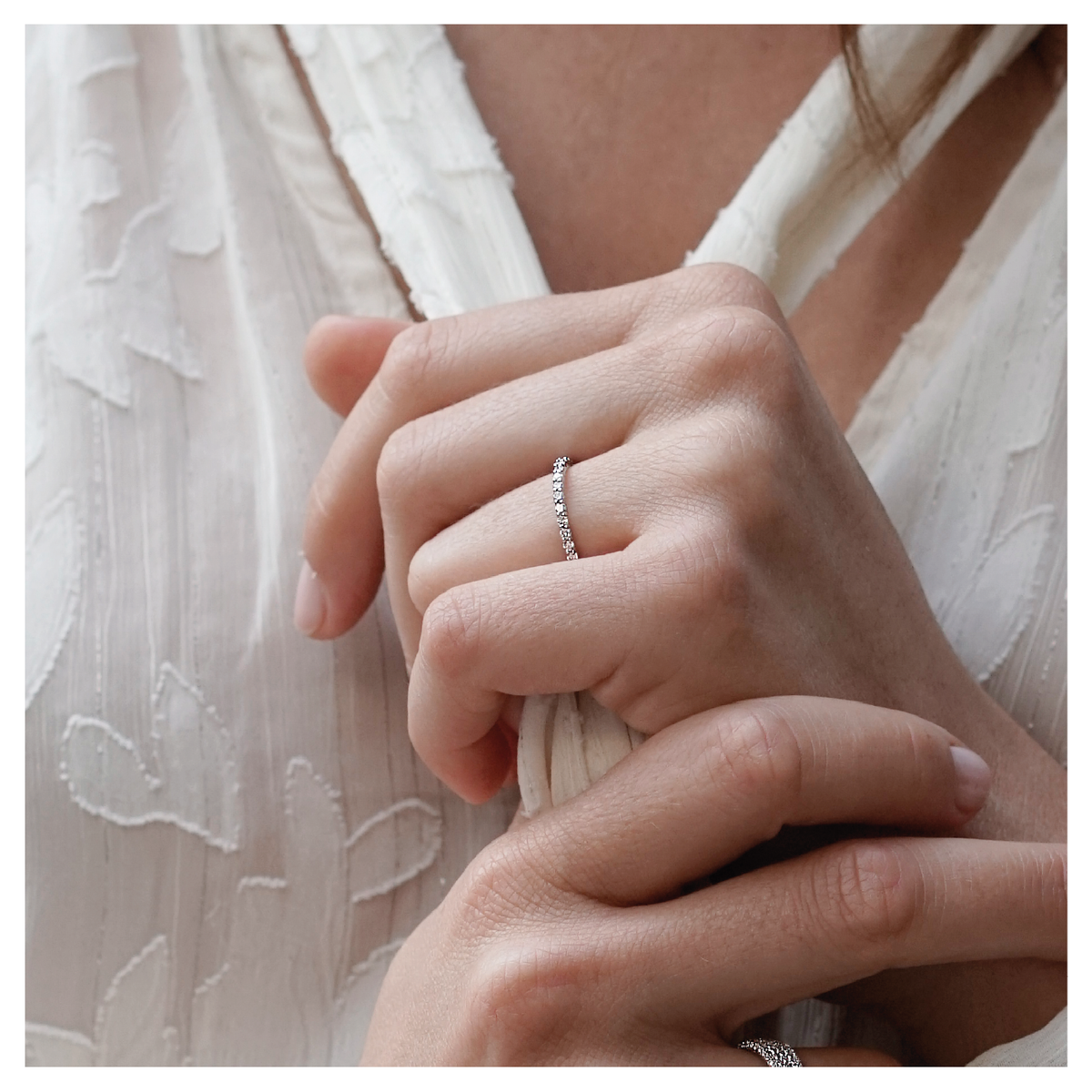 Alliance diamants tour complet or jaune (AL1003)