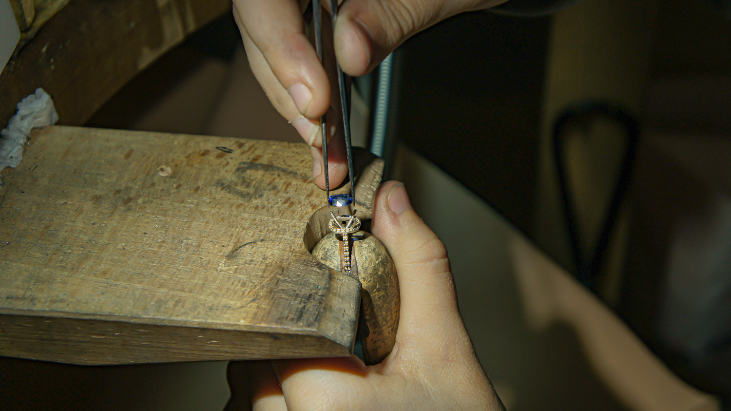 création d'une bague sur mesure 