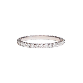 Alliance diamants tour complet or blanc (AL1003)