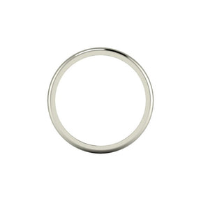 Alliance demi-jonc or blanc (AL1001)