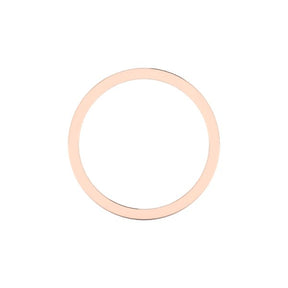 Alliance carrée or rose (AL1002)